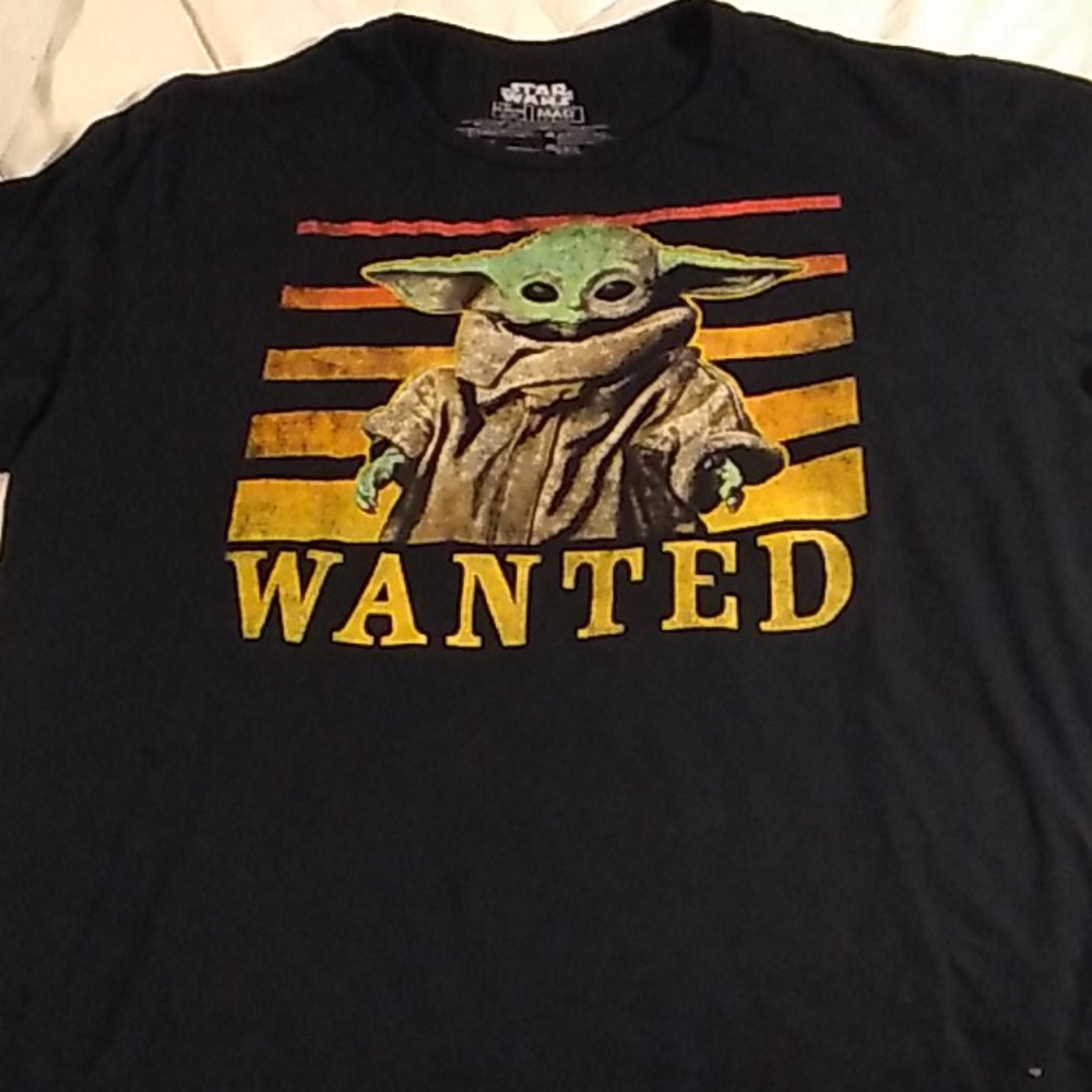 STAR WARS YODA wanted TSHIRT